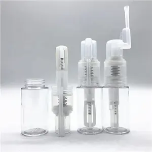 Contenitore vuoto per animali domestici in plastica trasparente 1oz per pompa in polvere per uso farmaceutico