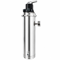 Système de purification d'eau UF pour toute la maison, filtration au charbon, raccordement direct au robinet, purificateur d'eau potable en acier inoxydable pour la maison
