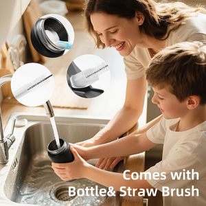 IDEA GIFT Custom Logo Insulated Water Bottles Heat Transfer BPA-Free <b>Double</b>-<b>wall</b> Stainless Steel Tumblers Drink cup for kids - Product Image 6