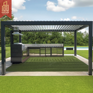 Vérandas d'extérieur en aluminium Véranda et maisons en verre Patio Porche Élégante véranda extérieure en verre <span class=keywords><strong>pour</strong></span> jardin - Product Image 1
