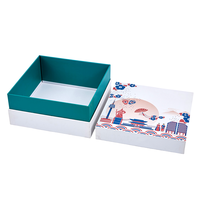 Boîtes en carton rigide personnalisées, réutilisables, élégantes et de petite taille, avec lamination UV mate, couvercle et base amovibles, emballage cadeau 2 pièces