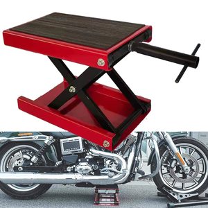 Support de levage pour <span class=keywords><strong>moto</strong></span> à ciseaux 1100 LBS - Chariot de levage hydraulique robuste pour ateliers de réparation, antidérapant et stable pour la maintenance - Product Image 4