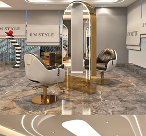 <span class=keywords><strong>Specchio</strong></span> LED di Lusso Personalizzabile |   <span class=keywords><strong>Specchio</strong></span> Bifacciale di Alta Gamma per Saloni Professionali di Parrucchieri - Product Image 5