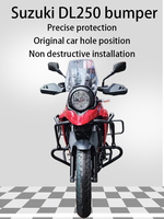 Barres de protection anti-chute entièrement fermées neuves pour Suzuki DL250, protection supérieure et inférieure, protection des bords, barres de protection contre les chutes