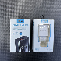 Chargeur mural USB Qualcomm QC3.0 18W, adaptateur de voyage portable, prise US EU, chargeur rapide pour smartphones
