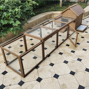 <span class=keywords><strong>Cage</strong></span> à poulets de luxe écologique et imperméable pour l'extérieur, en bois de sapin chinois, pour maisons et meubles pour animaux de compagnie - Product Image 5