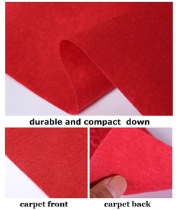 Màu đỏ đồng bằng triển lãm Thảm kim đấm cuộn không dệt <span class=keywords><strong>Polyester</strong></span> cho đám cưới trong nhà hoặc ngoài trời được sử dụng event. Ceremony thảm. - Product Image 4