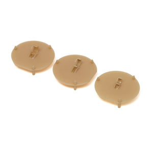 Plaque frontale noire 3 broches 10A CIC pour aides auditives personnalisées - Product Image 5