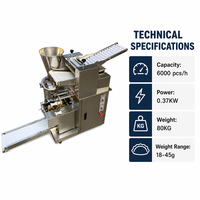 Machine à samosas et gyozas multifonctionnelle SJ-100, réglable de 18 à 45 g, pour une épaisseur de pâte ajustable, imitation artisanale, automatique