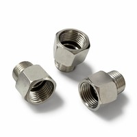 Adaptateur hexagonal en acier inoxydable 304 BSPP BSPT, filetage mâle 1/2 pouce, forgé à froid, robuste, classe 150, surface lisse, raccords de tuyauterie