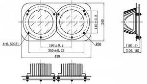 Phare LED de <span class=keywords><strong>locomotive</strong></span> d'accessoires ferroviaires avec le double groupe de lampe - Product Image 5