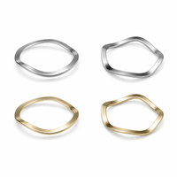 Custom OEM 304 Stainless Steel Brass Wave Washer DIN137 Stamping Precision Bearing Preload Spring Washer Multi Shape Factory