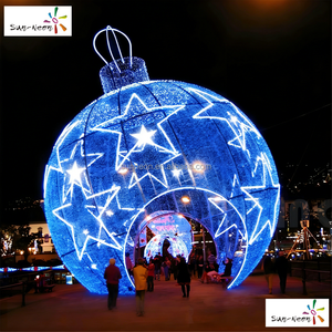 Esfera LED luminosa, luces navideñas para exteriores y decoraciones, iluminación para eventos - Product Image 2