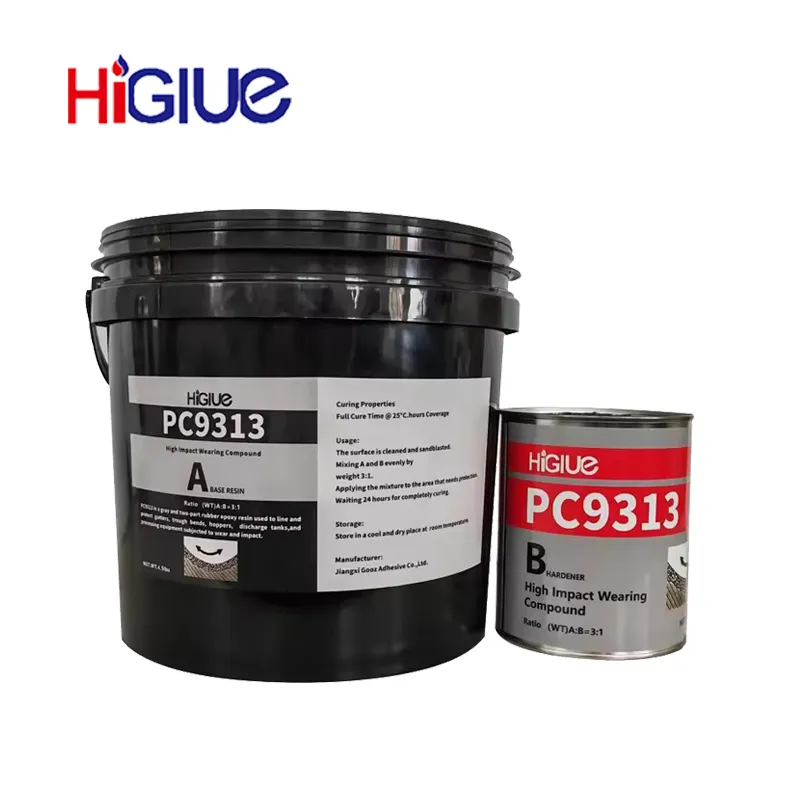 Ceramic Bead Epoxy Resin Wearing Paste Rebuild High Wear For Mining Equipment Higlue Industrial adhesive