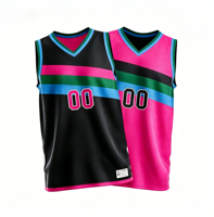 Maillot de basketball réversible sans manches à col ras du cou, unisexe, grandes tailles, séchage rapide, léger, en polyester, haute qualité OEM