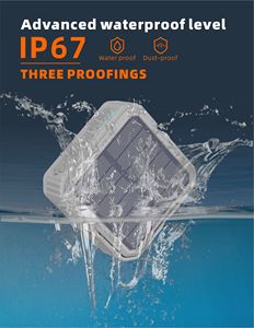 10000mAh không thấm nước năng lượng mặt trời ngân hàng điện cho cắm trại loại C sạc di động với đầy đủ bên dẫn ánh sáng cho vườn, 2 năm bảo hành - Product Image 5