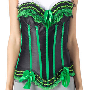 Ecoparty HOT Sexy Lingerie <span class=keywords><strong>Senza</strong></span> <span class=keywords><strong>Spalline</strong></span> In Raso Burlesque Frontale in metallo Disossato Il Corsetto Più <span class=keywords><strong>Bustier</strong></span> - Product Image 3