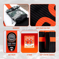 Planche de paddle gonflable Iboard rose en PVC/EVA avec technologie Drop Stitch, personnalisable, tout-en-un, avec aileron, leash et sac