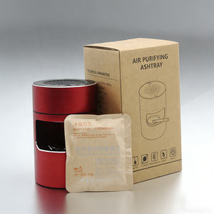 Cendrier portable multifonctionnel moderne à ions négatifs, sans fumée, avec purification de l'air, allume-cigare, plateau amovible et compatible lave-vaisselle - Product Image 5