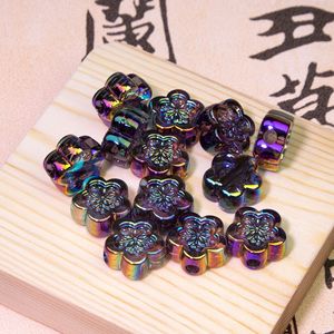 Multi-Color Transparent Lucite Flower Straight-Hole Beads for DIY Handmade Materials <b>Bracelets</b> Mobile <b>Phone</b> Chains Accessories - Product Image 4