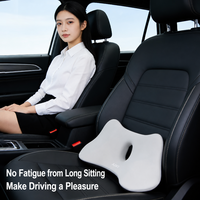 Coussin lombaire de voiture en mousse à mémoire de forme, ventilé et respirant, pour siège conducteur, design papillon