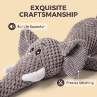 Jouets en peluche personnalisés pour chiens et chats, nettoyage dentaire avancé, couineurs mignons, lot de 3 |   Jouet à mâcher interactif résistant aux morsures pour la santé bucco-dentaire |   OEM