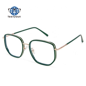 Teenyoun-gafas personalizadas para mujer, anteojos Retro con montura cuadrada grande, antimiopía, con bloqueo de luz azul - Product Image 1