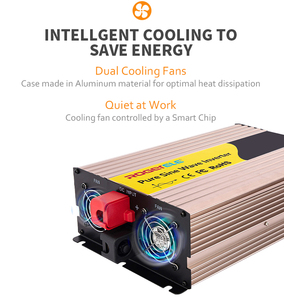 Convertisseur de puissance complet DC 12V 24V 48V vers AC 120V 220V 230V 3000W 3KW 3000 watts à onde sinusoïdale pure pour alimentation de secours domestique - Product Image 2