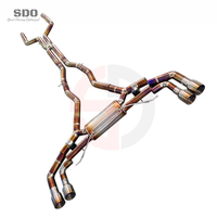 Tuyaux d'échappement Catback en titane SD pour BMW X5M X6M F95 F96 4.4T 2020-2026 Système d'échappement Valvetronic haute performance avec silencieux