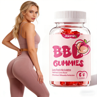 Offre Spéciale – Bonbons Gommeux Maca Ginseng Marque Blanche pour l'Augmentation des Fesses et des Hanches chez l'Adulte, Gestion du Métabolisme des Fesses, 60 unités