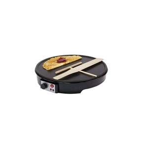 Corpo elettrico in acciaio inox crêpe Maker con controllo della temperatura per uso domestico e alberghiero alimentato a Gas risparmio energetico - Product Image 1
