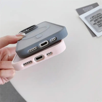 Coque de téléphone de luxe mate dépolie, design personnalisé, vente en gros, magnétique, pour iPhone 11 12 13 14 15 Pro Max 16 17