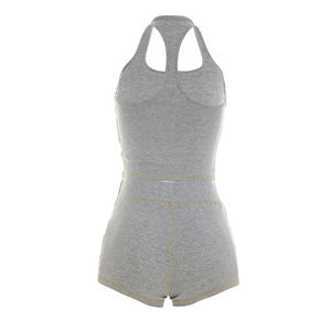 Viviblook Q26ST021 Women Casual Two Piece Summer <b>Set</b> Solid Color Regular Fit Halter Shorts <b>Set</b> - Product Image 6