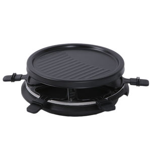 6 poêles à fromage 6 personnes Double niveau intérieur BBQ Grill électrique <span class=keywords><strong>rond</strong></span> <span class=keywords><strong>Raclette</strong></span> Grill - Product Image 2