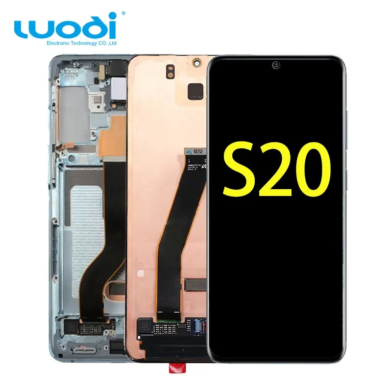 Nhanh chóng vận chuyển AMOLED LCD hiển thị ban đầu pantalla de celular đối với Samsung Galaxy S20 cộng với siêu S20 LCD