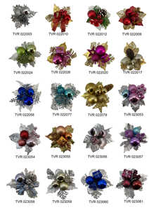 Senmasine Pommes <span class=keywords><strong>De</strong></span> Pin <span class=keywords><strong>De</strong></span> Noë<span class=keywords><strong>l</strong></span> Décoration Boule Rouge Ornements Feuilles <span class=keywords><strong>De</strong></span> Paillettes Guirlande <span class=keywords><strong>De</strong></span> Pin Artificielle Pics <span class=keywords><strong>De</strong></span> Noë<span class=keywords><strong>l</strong></span> - Product Image 2