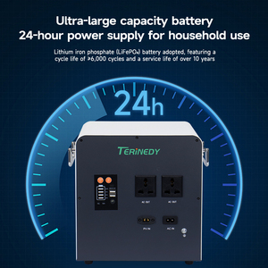 Centrale Électrique Portable 1200W 2kWh Générateur Solaire pour Voyage en Extérieur Camping Urgence Alimentation de Secours AC/DC USB Charge Rapide Onduleur Pur Démarreur de Voiture - Product Image 4