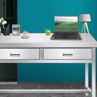 Établi commercial de table de travail d'acier inoxydable d'hôtel d'équipement de cuisine de restauration avec des tiroirs