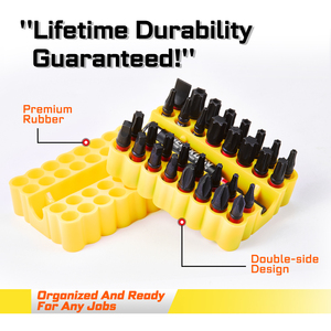 GEINXURN Embouts de tournevis à chocs de qualité industrielle 25mm PH SQ T <span class=keywords><strong>TT</strong></span> SL Base souple Tête Phillips Type 2 Poignées jaunes OEM - Product Image 3