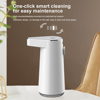 Distributeur de Savon Électrique Intelligent Numérique de Luxe Mural Automatique Sans Contact à Capteur Moussant avec Pompe Personnalisée pour Usage Domestique