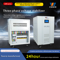 Régulateur de tension automatique industriel triphasé haute puissance 380V 220V Contrôle du moteur servo AVR-75KVA AC Industriel