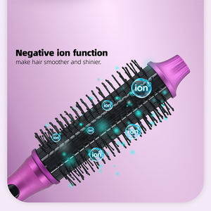 RUCHA Nouvelle Brosse Thermique Chauffante PTC, Brosse à <span class=keywords><strong>Cheveux</strong></span> Chauffante à Ions Négatifs <span class=keywords><strong>pour</strong></span> <span class=keywords><strong>Boucler</strong></span> et Lisser <span class=keywords><strong>les</strong></span> <span class=keywords><strong>Cheveux</strong></span> - Product Image 3