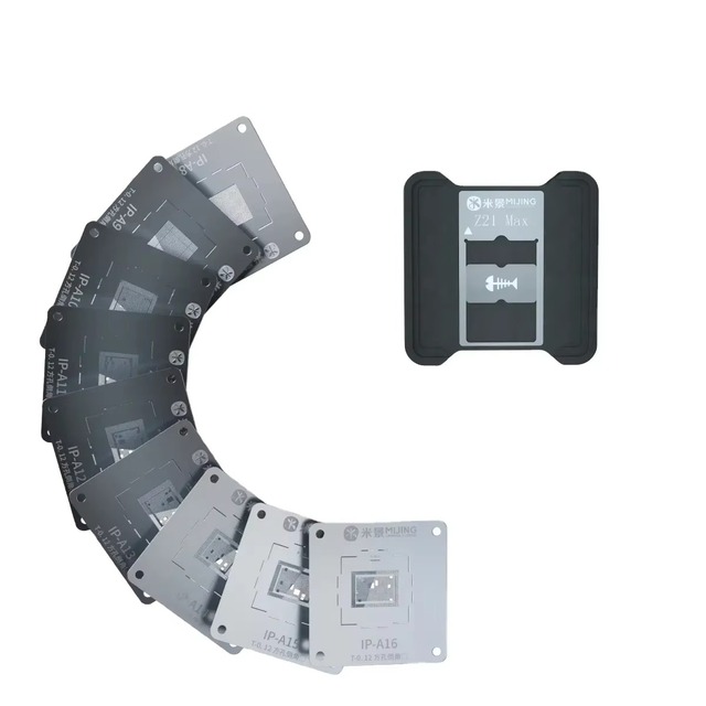 Mijing Z21 Max Universal BGA Reballing Stencil Platform for iPhone A8-A18 Android Chip Tin Station Tin Template Fixture Tool