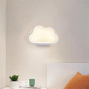 Lampe murale de chevet pour <span class=keywords><strong>chambre</strong></span> à coucher, nuages de dessin animé, thème parent-enfant, lumière murale LED, ambiance chaleureuse <span class=keywords><strong>et</strong></span> romantique, fer <span class=keywords><strong>blanc</strong></span>, 220v, 90, moderne, 20 - Product Image 5