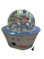 Machine de fête colorée à pièces Machine enfants jouet Mini Dollar Bill Acceptor Claw Machine à vendre