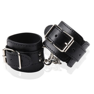 Hoge Kwaliteit Pu Lederen Hand En Enkel Manchet Seksspeeltjes Voor Bdsm En Kink Bondage Kleding - Product Image 1