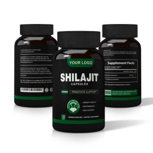 Suplemento de etiqueta privada Resina de Shilajit Cápsulas de extracto puro del Himalaya Cápsula de Naturel Shilajit - Product Image 1