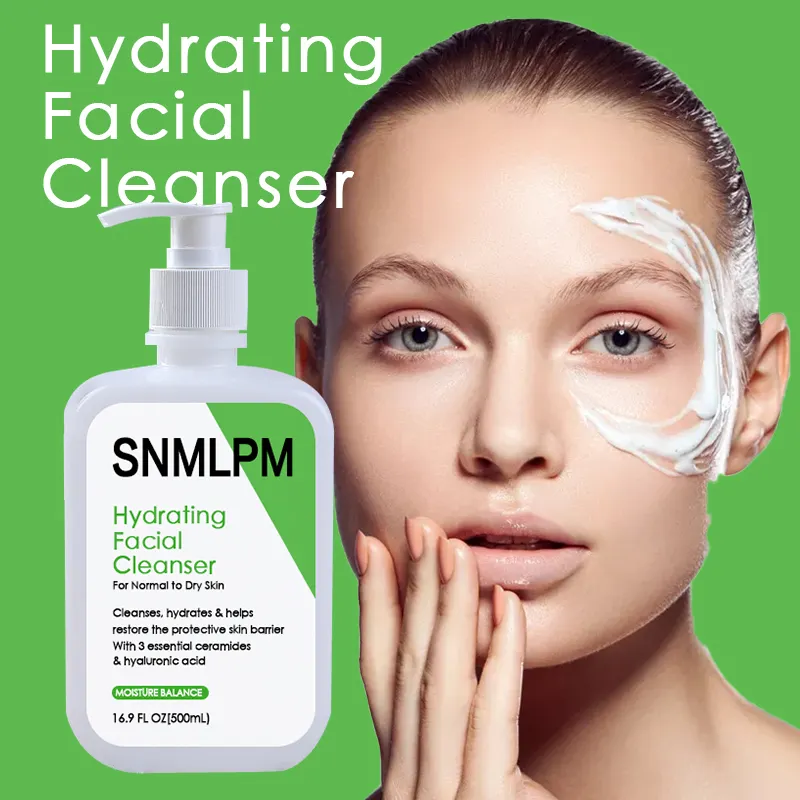SNMLPM Moisturizing Whitening Pore Deeply Cleansning Cream Amino Acid Face Wash Facial Cleanser