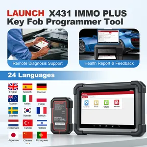 2024 profesional Launch X431 IMMO PLUS X-431 ELITE alat pemrograman kunci tukang kunci sistem penuh alat diagnostik pemindai kendaraan