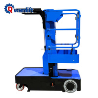 Nuevo Elevador Hidráulico Autopropulsado Wanlift para Recolección de Pedidos, Altura de Trabajo de 3m/5m, Modelo TPL50/TPL60, Mesa de 650x720mm, Shandong